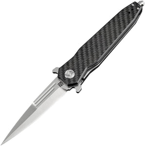 Artisan Cutlery Hornet Linerlock Carbon Fiber Folding Knife D2 Steel