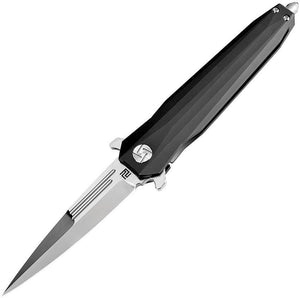 Artisan Cutlery Hornet Black Titanium M390 Framelock Folding Knife