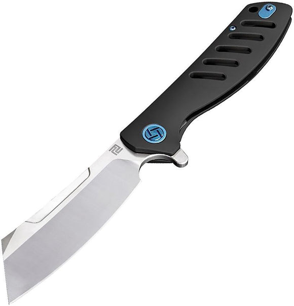 Artisan Tomahawk Framelock Black Handle M390 Bohler Folding Knife