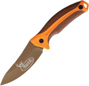 Kershaw Lonerock Buck Commander Orange Small Fixed Blade Knife