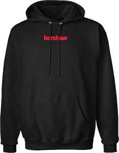Kershaw Red Logo Black Large Long Sleeve Pullover Hoodie Men's Sweatshirt 18
