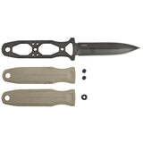 SOG Pentagon FX Flat Dark Earth G10 S35VN Fixed Blade Knife w/ Sheath 10257