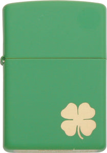 Zippo Lighter Shamrock Green Matte Windproof USA 