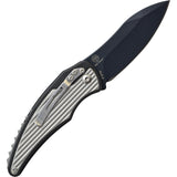 Camillus Sizzle Linerlock Folding Black AUS-8 Stainless Pocket Knife 19170