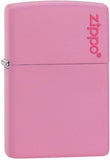 Zippo Lighter Zippo Logo Pink Windless USA Made