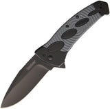Kershaw Identity Framelock A/O Blade Gray & Black Handle Folding Knife