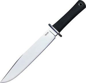 Cold Steel Trail Master Bowie San Mai III Black Handle Fixed Blade Knife 16JSM