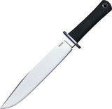 Cold Steel Trail Master Bowie San Mai III Black Handle Fixed Blade Knife 16JSM