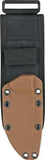 ESEE Jump Proof MOLLE Back Plate Coyote Brown & Black Knife Sheath System RC20SS
