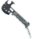 Off Grid Tools Aluminum Survival Multi-Tool Axe Stainless w/ Saw Blade TS700