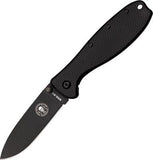 ESEE Zancudo Mosquito Framelock Randall Black EDP Folding Blade Knife R1B