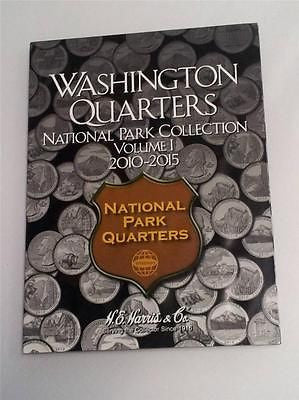 H.E. Harris National Park Quarter Folder 2010 - 2015 Coin Storage Album Vol 1