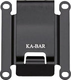 Ka-Bar TDI Knives Black Stainless Belt Clip Knife Mount w/ Fasteners 1480CLIP