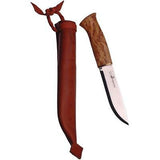 Karesuando Kniven Bjornen Special Birch & Reindeer Antler Handl Fixed Knife 4048