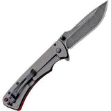 Outdoor Edge Divide Framelock Black/Red G-10 Handle Folding Pocket Knife DV10
