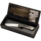 Browning JMB Presentation White Bone Handle Folding Knife 0200  -On Sale