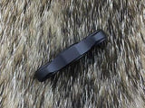 WE KNIFE Fidget Spinner Black Satin Yin Yang Titanium Hand Top Ceramic 2" - S01D