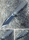 WE KNIFE 7.5" Tanto Bronze Flipper Folding Pocket Knife Black Bohler M390 616G