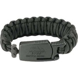 Outdoor Edge Paraclaw Black Medium Stainless Knife Paracord Survival Bracelet Tool PCK80D