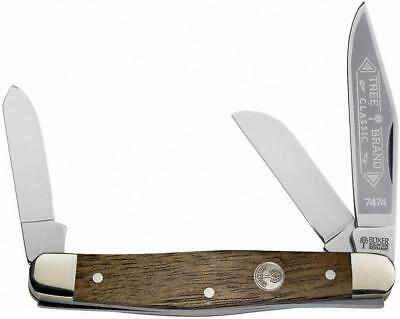Boker Stockman Tree Brand Walnut Stainless Folding Pocket Knife Germany 117474WW