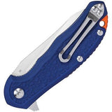 Steel Will Modus F25-13 Linerlock Blue Handle Folding D2 Steel Blade Knife F2513