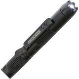 Rough Rider Standard Ink Black Aluminum Tactical Pen w/ Flashlight LED 1863