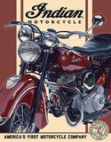 Indian America's First Motorcycle Company 48 Chief Tin Sign 2009