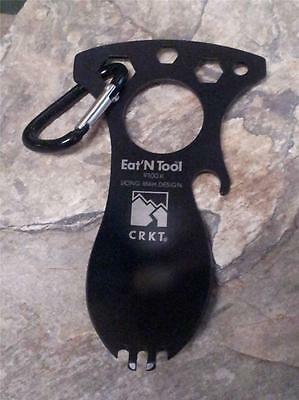CRKT Eat'n Tool Tactical Spork Spoon Fork Black Multitool 9100KC