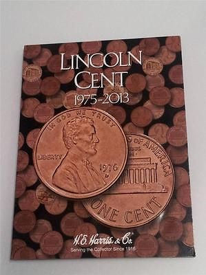 H.E. Harris Lincoln Cent Folder 1975 - 2013 Coin Storage Album Penny No. 3