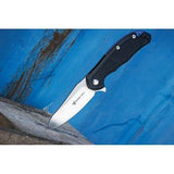 Steel Will Modus F25-11 Linerlock Black Handle Folding Drop Pt Blade Knife F2511