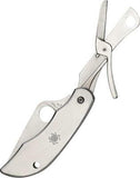 Spyderco Non-Locking Slip-Joint Folder Stainless Folding ClipiTool Scissors 169P