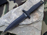 MTech 9" Double Edge Black Belt Boot Field Knife - 097