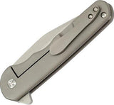 Kizer Flashbang Titanium Folder EDC Pocket SW S35VN Folding Clip Point Blade Knife 454A1