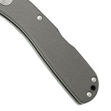 SOG Twitch II Lockback A/O Plain Stainless Aluminum Folding Pocket Knife TWI8CP