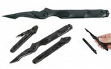 Boker Plus Urban Survival Scalpel Glass Breaker Pen Tip Folding Blade Knife P01BO047
