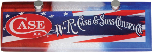 Case XX Logo Magnetic Red White & Blue Knife Stand PDCAMDS