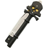 Rough Rider Davy Jones Locker Black Skull Crossbone Key Folding Blade Knife 1559