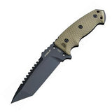 Hogue EX-F01 Fixed Blade OD Green A2 Tool Tanto Full Tang Knife 10.5" 35128