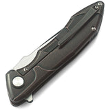 Bestech Knives Starfighter Framelock Bronze Titanium S35VN Folding Knife T1709D