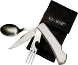 Ka-Bar Hobo Outdoor Dining Kit Folding Knife Spoon Knife Camping Multi-Tool 1300