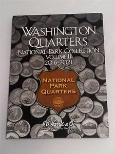 H.E. Harris National Park Quarter Folder 2016 - 2021 Coin Storage Album Vol 2