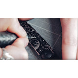 Deejo Tattoo Your Own Deejo Linerlock Folding Blade Knife Kit with Black Box 086