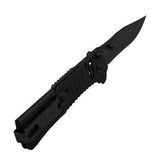 SOG Slimjim Lockback Black A/O Assisted Stainless Plain Folding Knife SJ32CP