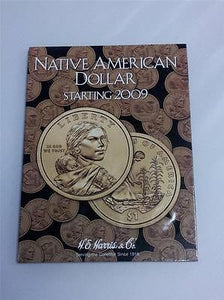H.E. Harris Native American Dollar Folder 2009 Coin Storage Album Display Book