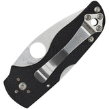 Spyderco Stainless Folding Serrated Blade Lil' Native Black Handle Knife 230MBGS