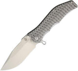 KIZER Gunhammer Titanium Darrel Ralph Drop Pt Folding Pocket Knife + Case 4501A1