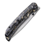 Civivi Imperium Linerlock Carbon Fiber/Gold Folding Nitro-V Pocket Knife 2106A