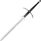 Cold Steel Fixed Carbon Steel Blade Black Leather Handle Great Sword 88WGS