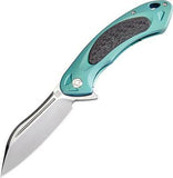 Artisan Cutlery Eterno Green Titanium S35VN Framelock Folding Knife 1818GGNS