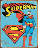 Superman Superhero Comic Book Cover Man Cave Vintage Retro Metal Tin Sign 1335